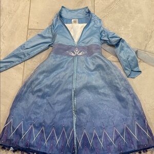 Disney Light Blue and White Dress